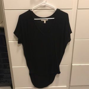 Black V-neck
